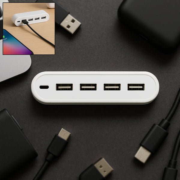 4in1 hub is USB For Pen drive, Mouse, Keyboards, Camera, Mobile, (1 pc)