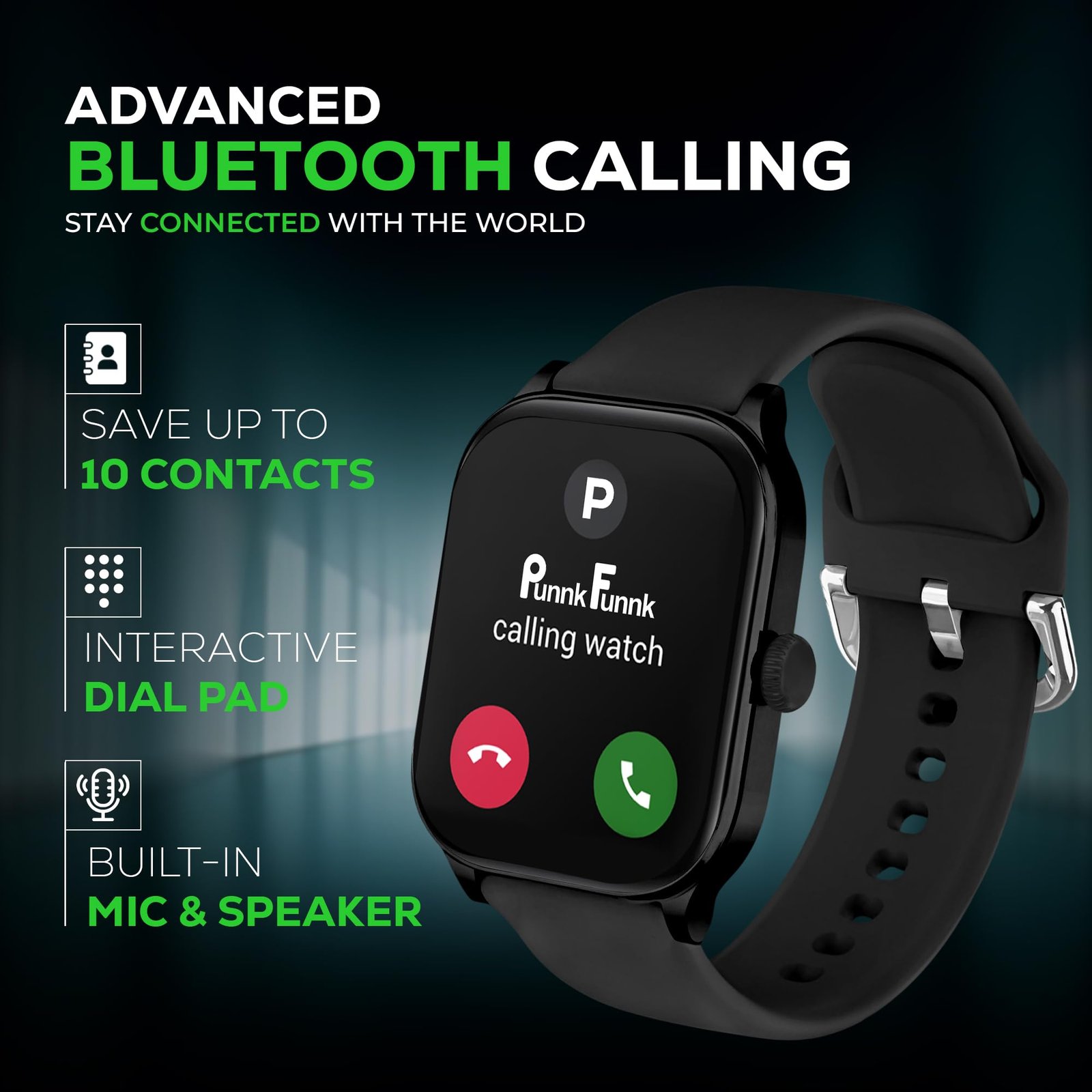 NovoLux HD Display Smartwatch for Men & Women Answer/Make Calls, Heart Rate Monitor, 113+ Sports Modes, Step Counter, IP68 Waterproof, Compatible with Android & iOS(Black) - Image 7