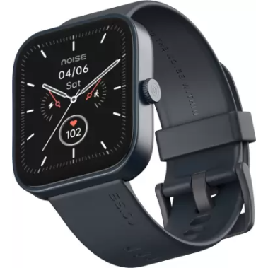 Noise ColorFit Caliber Smart Watch with 15-day battery, 1.69 display (Blue Strap, Regular)